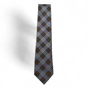 Jos. A. Bank - Blue and Brownish/Grey Plaid Tie